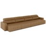 Sofá Retrátil 8 Lugares 524cm 4 Módulos Nero com USB Couro Caramelo G52 - Gran Belo - 2