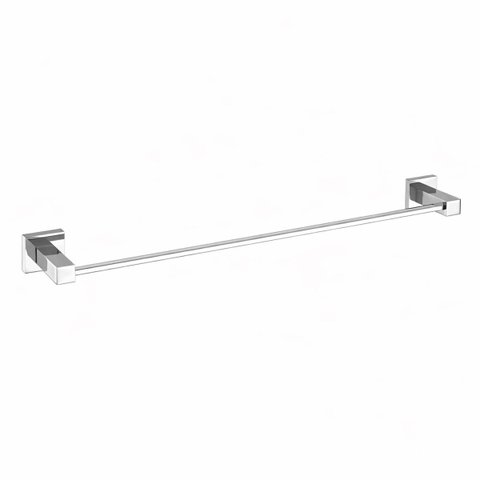 Toalheiro Fixação Dupla de Parede 50cm Linear 2030 C34 Meber Metais Cromado