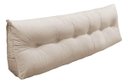 Ver imagem 1 de Almofada Cabeceira Mel Cama Queen 160cm Encosto Suede:Bege/Liso