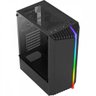 Gabinete Gamer Aerocool Bionic Preto Rgb Lateral Vidro - 2