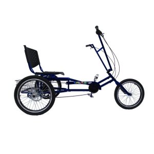 Triciclo Praiano - Montagem Hiper (7 Marchas) - 7 Opções de Cores - Azul