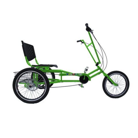 Triciclo Praiano - Montagem Hiper (7 Marchas) - 7 Opções de Cores - Verde