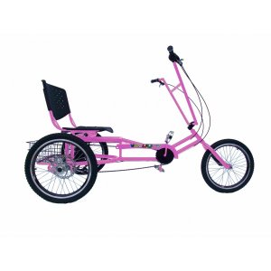 Triciclo Praiano - Montagem Mega (7 Marchas Shimano) - 7 Opções de Cores - Rosa