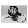 Luminária Lustre Pendente Madeira Redondo Munique 20cm Preto - 4