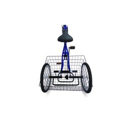 Triciclo Aro 26 - Super Luxo - 6 Opções de Cores - Azul - 10