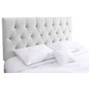 Ver imagem 1 de Cabeceira Painel Casal Queen Paris Capitone 1,60M Branco