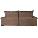 Ver imagem 6 de Sofá Retrátil e Reclinável 2,15m Cama inBox Big Fresh com SoftGel D40 Velupluma Castor