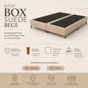 Ver imagem 6 de Base Cama Box King Bipartida 1,93 x 2,03 m Cecília Vilajo – Suede Bege