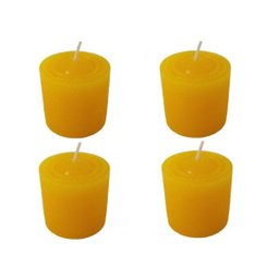 Kit 4 Velas Perfumadas Com Aroma De Citronela - Cor Amarela - 2