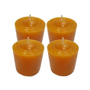 Kit 4 Velas Perfumadas Com Aroma de Mel