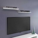 Ver imagem 3 de Prateleira Flutuante 20X60CMS com Suporte Incluso Pbs 2060 - Nogueira Ff (Finish Foil) com Textura