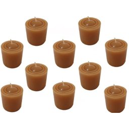 Kit 10 Velas Perfumadas Com Aroma De Canela - Cor Marrom - 2