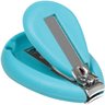 Kit Cuidados Baby com Estojo Azul Cortador Unhas Lixa Pinça - 4