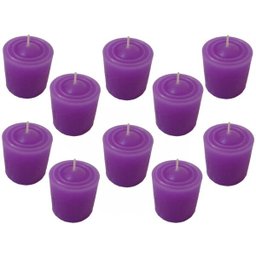 Kit 10 Velas Perfumadas Com Aroma De Lavanda - Cor Roxa - 2