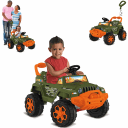 Carrinho de Passeio Pedal Bandeirante Smart Banjipe Camuflado - 3