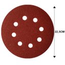 Ver imagem 3 de Disco Lixa Lixadeira Parede 225 MM 10 Pc Wagner Vonder Lynus - 80