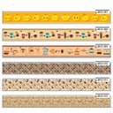 Ver imagem 2 de Adesivo Borda Decorativa Faixa para Cozinha - Diversos Modelos 100 X 10 Cm - 10 Peças