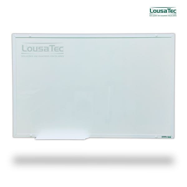 Quadro Branco Liso Reto 070x050cm - Lousa Profissional - Moldura Alumínio Epoxi Branco - 5