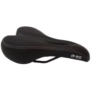 Selim Vazado Mtb com Trilho Wg Varias Cores - Preto