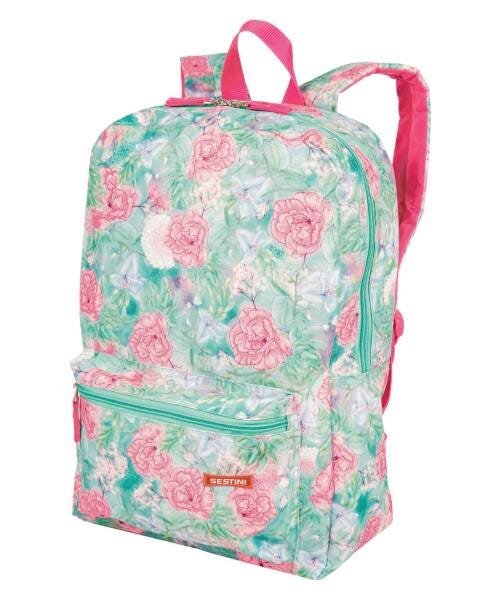 Mochila Grande Sestini 19M Floral - 2