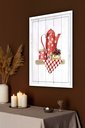 Ver imagem 2 de Quadro Decorativo Cozinha Vintage Vermelho - 70x50cm:moldura Branca