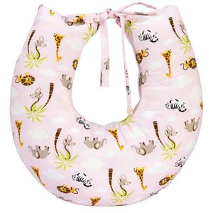 Capa de Almofada Amamentação Mt - Safari Rosa