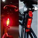 Ver imagem 6 de Kit Farol Bike Led Usb Recarregável Dianteiro e Traseiro