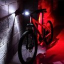 Ver imagem 4 de Kit Farol Bike Led Usb Recarregável Dianteiro e Traseiro