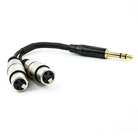 Cabo P10 para 2 Xlr Fêmea Estereo - 10 Metros