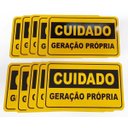 Ver imagem 1 de Placa Cuidado Geração Própria Elektro - Tam 25x15 Alumínio com 10Un