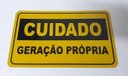 Ver imagem 2 de Placa Cuidado Geração Própria Elektro - Tam 25x15 Alumínio com 10Un