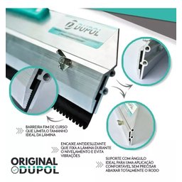 Rodo Dentado 60cm Alumínio Reforçado + Lâmina Dentada 60cm - Aço - Pt2 (para Atingir Aprox. 2mm) - 3