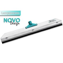 Rodo Dentado 60cm Alumínio Reforçado + Lâmina Dentada 60cm - Borracha - PT5 (PARA ATINGIR APROX. 5MM - 4