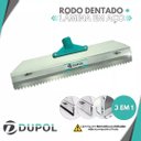 Ver imagem 2 de Rodo Dentado 60cm Alumínio Reforçado + Lâmina Dentada 60cm - Aço - Pt4 (para Atingir Aprox. 4mm)