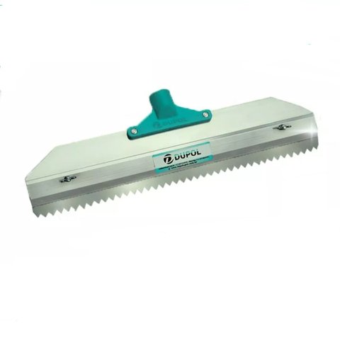 Rodo Dentado 60cm Alumínio Reforçado + Lâmina Dentada 60cm - Aço - Pt4 (para Atingir Aprox. 4mm)