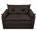 Ver imagem 2 de Sofá Compacto 2 Lugares Suede Confortável Minnors 1,20 Mts Cor:Marrom