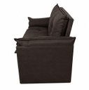 Ver imagem 4 de Sofá Compacto 2 Lugares Suede Confortável Minnors 1,20 Mts Cor:Marrom