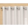 Cortina Voil Branco Forro Micro Fibra 6,00 x 2.50 Ilhós Cromado - 2