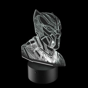 Luminária de Led - Pantera Negra