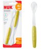 Kit Colheres Talheres de Silicone Infantil Bebê A Partir dos 4 Meses Aprendizado Easy Learning Nuk - - 1