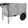 Carrinho de Salgados Inox com Guarda Sol e Rodas Pneumáticas Cefaz - 3