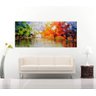 Quadro Lago lagoa Espatulado Cod 2432: 50cm (A) x 110cm (L) - 3