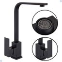 Ver imagem 2 de Torneira Gourmet Slim Quadrada Misturador Monocomando Preto Black