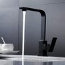 Torneira Gourmet Slim Quadrada Misturador Monocomando Preto Black - 7