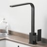 Torneira Gourmet Slim Quadrada Misturador Monocomando Preto Black - 8