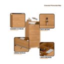 Ver imagem 7 de Guarda Roupa Casal New Monumental 6 Portas com Cômoda Primordial Max 4 Gavetas Cinamomo