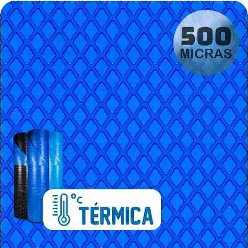 Capa Térmica para Piscina 6,0 x 2,0M 500 Micras com Ilhós - Azul - 1