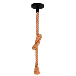 Pendente Corda para Luz 1.50m 1xe27 Iluminação Decoração Vintage - 2