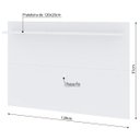 Ver imagem 2 de Painel Tv 50 com Prateleira Columbia - Branco