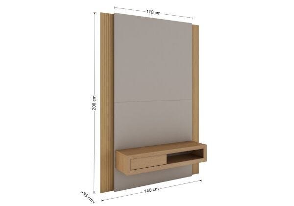 Painel Irlanda 1,40 - Natural / Off White - 2